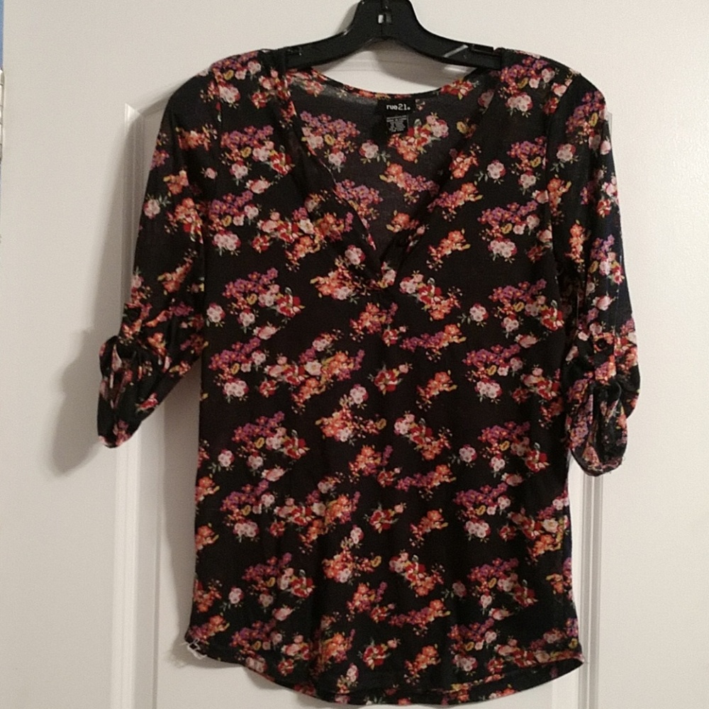 Rue 21 3/4 length sleeve blouse